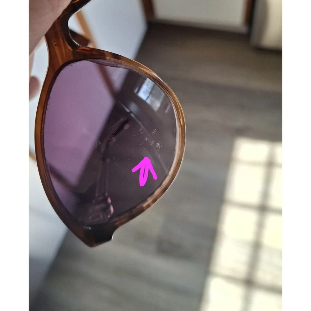 Vintage Brighton Women's Sunglasses Tortoise Shell With Rhinestones & Case